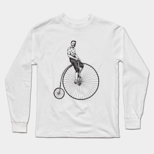 Penny-Farthing King of the Mountain Long Sleeve T-Shirt